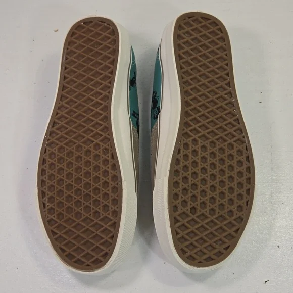 Vans Vault OG Sk8 Monkey Lo-Top Dune Tan & Blue Sneakers Mens 6½ Women's 8 - Picture 7 of 12